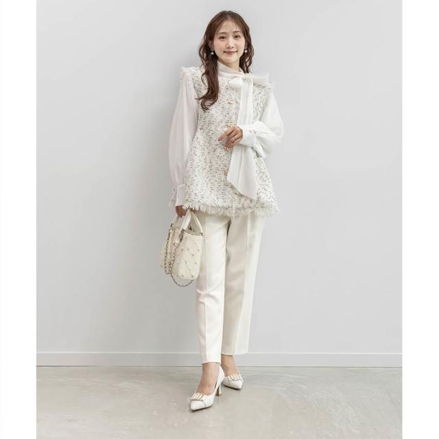 ランダ（RANDA）/＜25秋冬新作＞ジレトップス&テーパードパンツセット