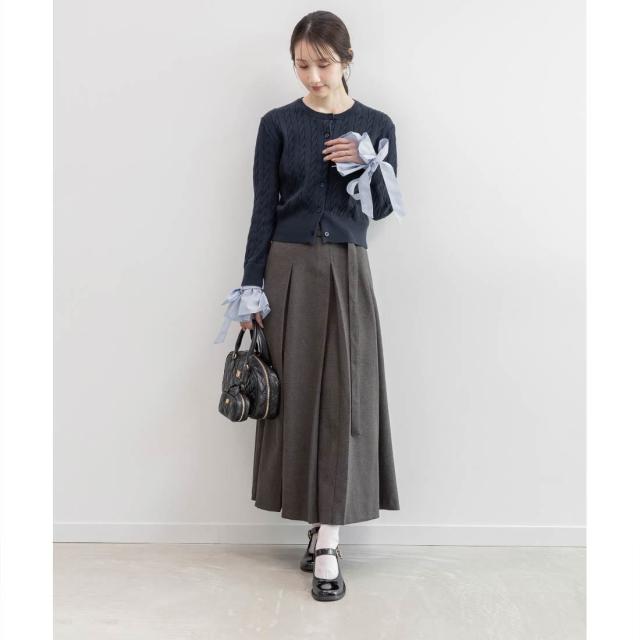 ランダ（RANDA）/2WAY ウエストフリルデザインスカート_10