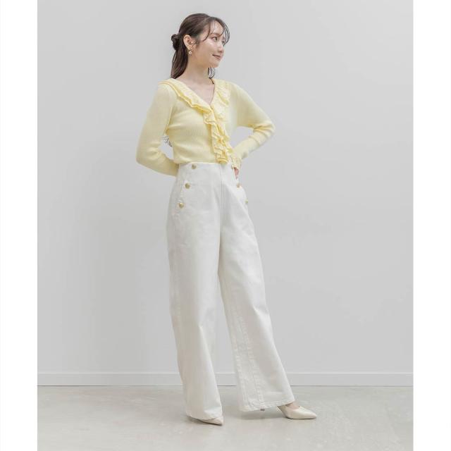 ランダ（RANDA）/＜26春夏新作＞マリンデニムワイドパンツ_18