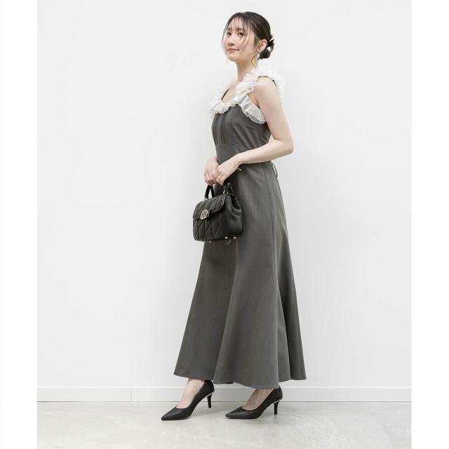 ランダ（RANDA）/＜26春夏新作＞レースフリルマーメイドキャミワンピース_11