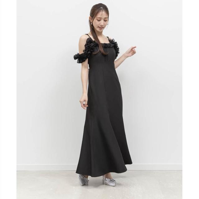 ランダ（RANDA）/＜26春夏新作＞レースフリルマーメイドキャミワンピース_12