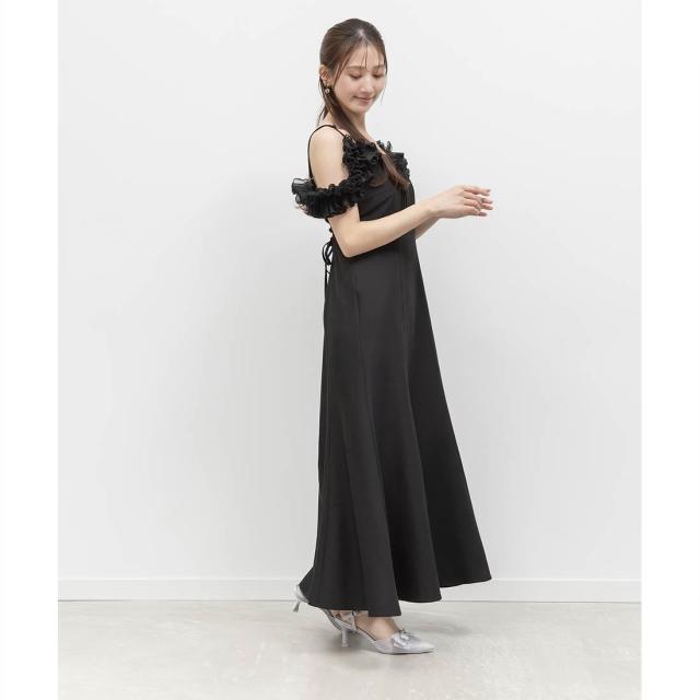 ランダ（RANDA）/＜26春夏新作＞レースフリルマーメイドキャミワンピース_14