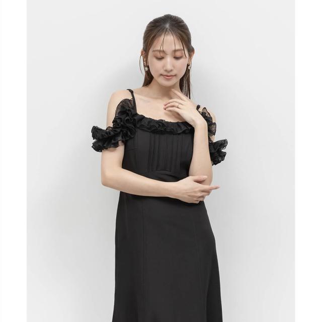 ランダ（RANDA）/＜26春夏新作＞レースフリルマーメイドキャミワンピース_15