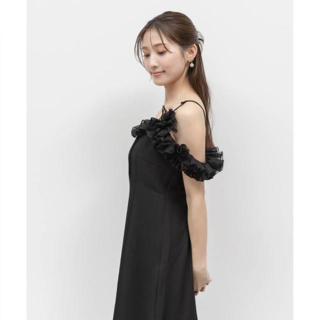 ランダ（RANDA）/＜26春夏新作＞レースフリルマーメイドキャミワンピース_17