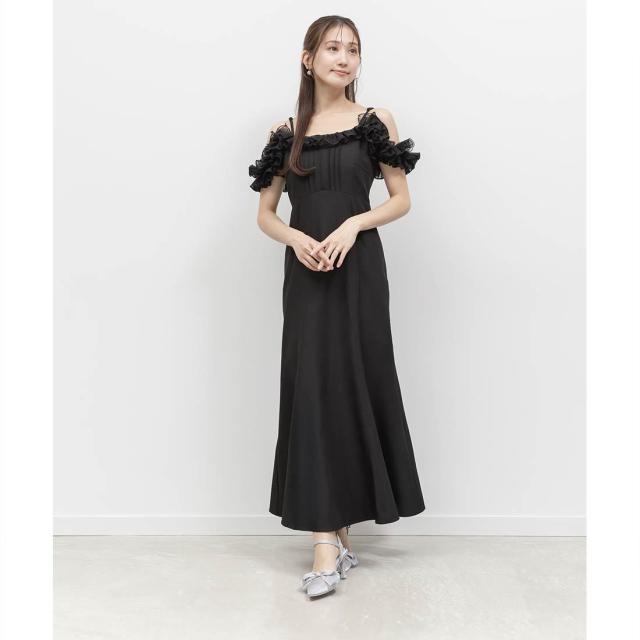 ランダ（RANDA）/＜26春夏新作＞レースフリルマーメイドキャミワンピース_19