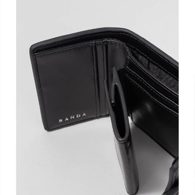 randa ビジューパーツキルティング三つ折りウォレット　ピンク ビジューパーツキルティング三つ折りウォレットRANDA公式サイト