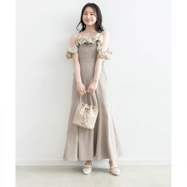 ランダ（RANDA）/＜26春夏新作＞2WAY ビジューキルティングショルダーバッグ