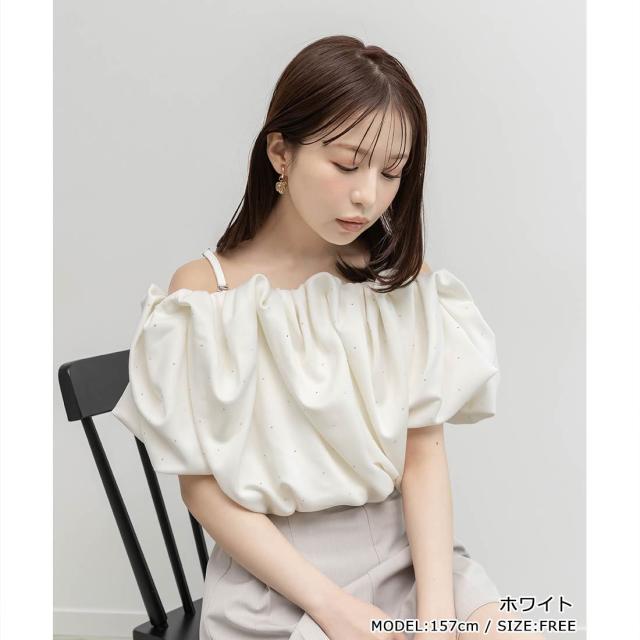 ランダ（RANDA）/ボリュームオフショルダートップスの通販はau PAY