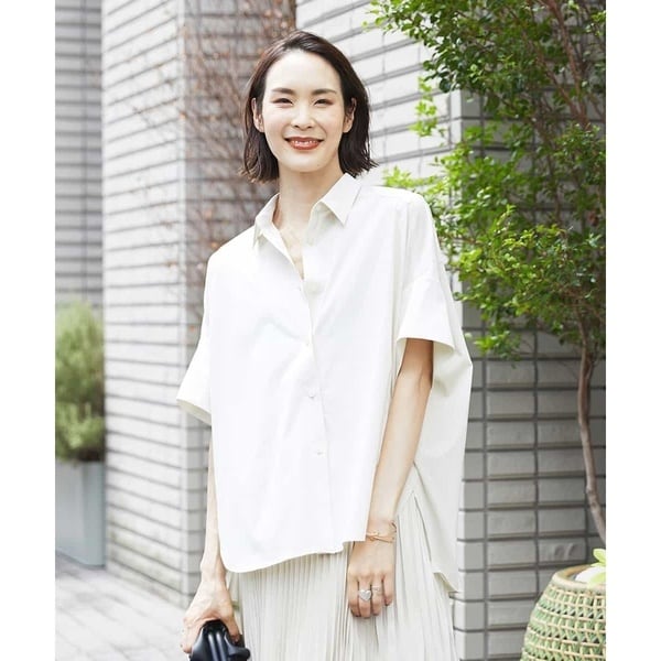 ミッシェルクラン/オーバーサイズジャージーシャツの通販は