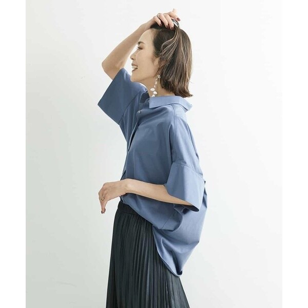 ミッシェルクラン/オーバーサイズジャージーシャツの通販はau PAY