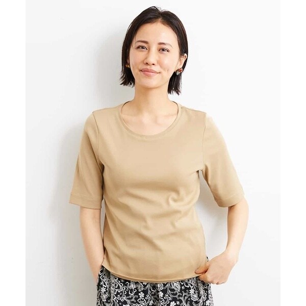 ミッシェルクラン/[インナーにおすすめ]Uネックキョウネンフライスカットソーの通販は 6,316円