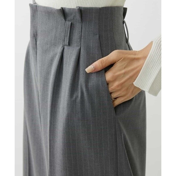 ミッシェルクラン（MICHEL KLEIN）/2WAYストレッチハイウエストバレル