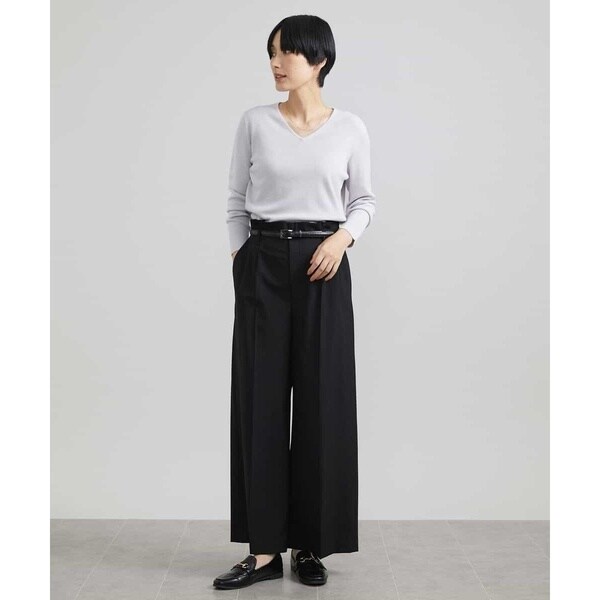 ミッシェルクラン（MICHEL KLEIN）/2WAYストレッチハイウエストバレル