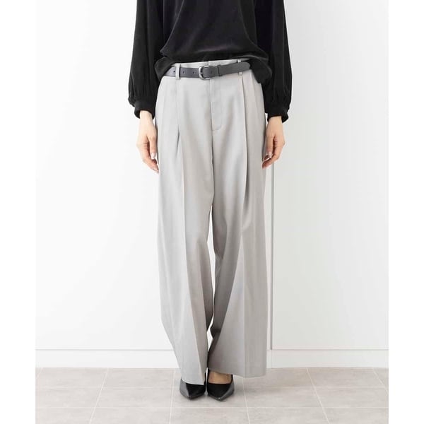 ミッシェルクラン（MICHEL ）/ツイルタックワイドパンツ