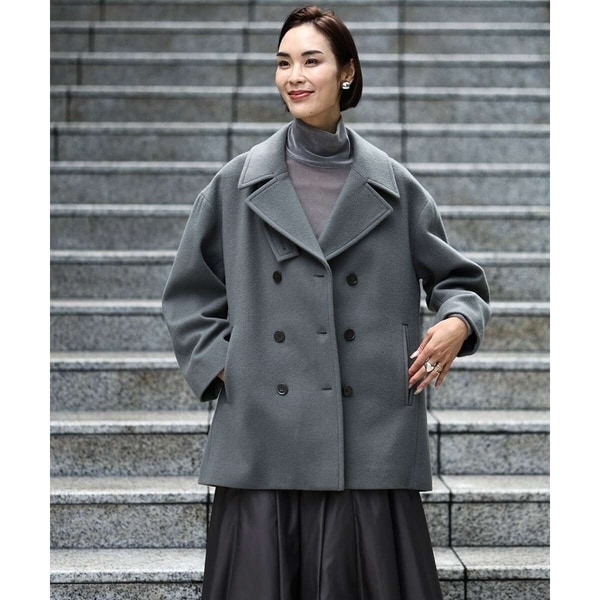 ミッシェルクラン（MICHEL ）/Super100ウールビーバーPコート