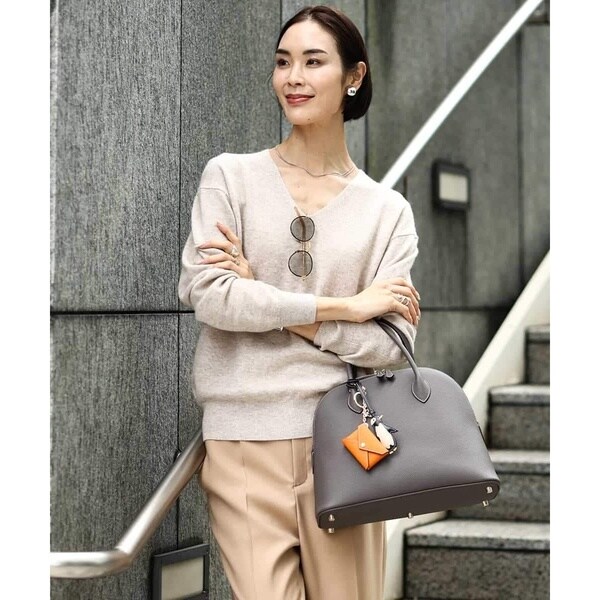 ミッシェルクラン（MICHEL KLEIN）/[YURI KOBAYASHIコラボ]Vネックプルオーバーニットの通販は