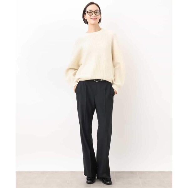 ミッシェルクラン（MICHEL KLEIN）/[YURI KOBAYASHIコラボ]ローゲージホールガーメントニットの通販は