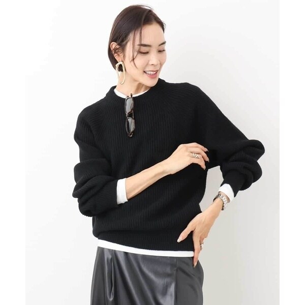 ミッシェルクラン（MICHEL KLEIN）/[YURI KOBAYASHIコラボ]ローゲージホールガーメントニットの通販は