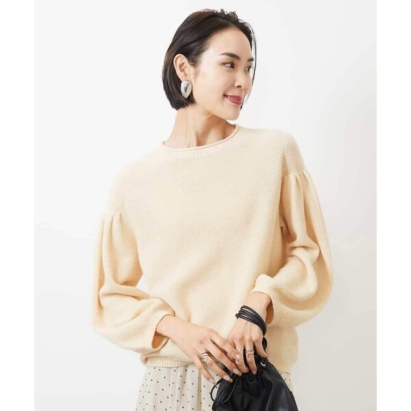 ミッシェルクラン（MICHEL ）/パフスリーブラメニット