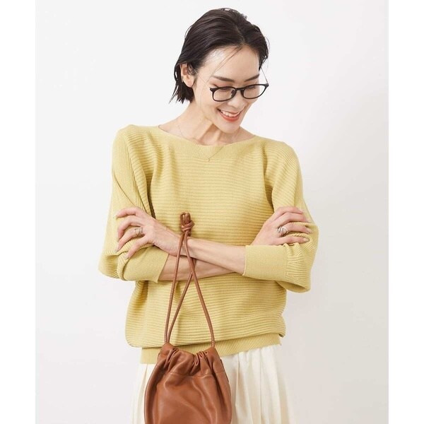 ミッシェルクラン（MICHEL ）/ホールガーメント(R)ドルマンスリーブニット（7分袖）