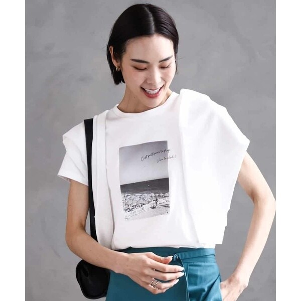 ミッシェルクラン（MICHEL ）/フォトプリントTシャツ