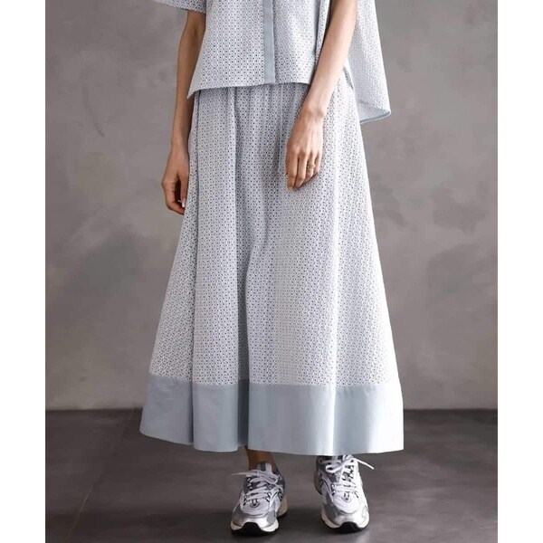 ミッシェルクラン（MICHEL ）/[セットアップ対応]エンブロイダリーレーススカート