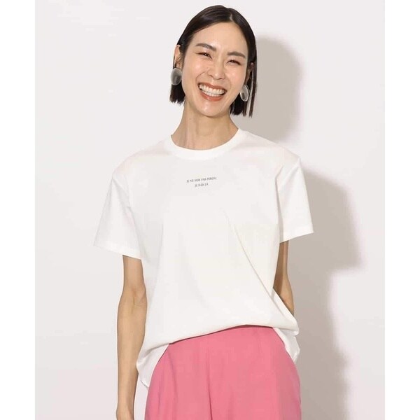 ミッシェルクラン（MICHEL KLEIN）/ワンポイントロゴTシャツ_7