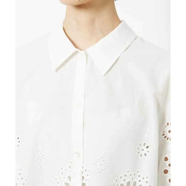 ミッシェルクラン（MICHEL KLEIN）/ボーラーレースブラウスの通販はau