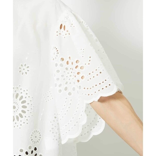 ミッシェルクラン（MICHEL KLEIN）/ボーラーレースブラウスの通販はau