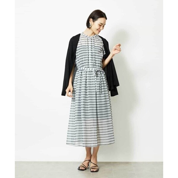 ミッシェルクラン（MICHEL ）/ジオメトリック柄ワンピース
