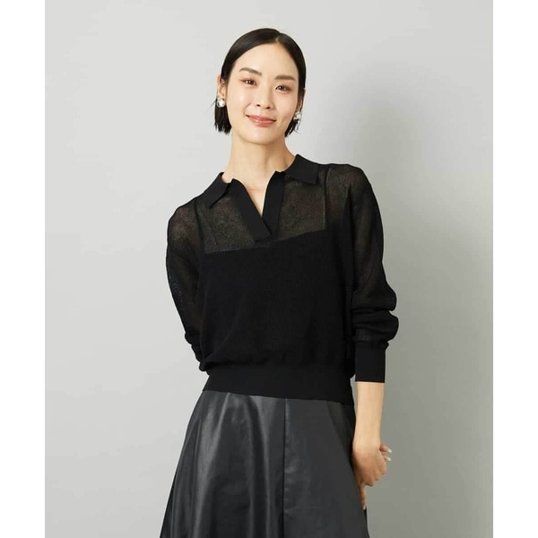 ミッシェルクラン（MICHEL ）/シアースキッパーニットプルオーバー