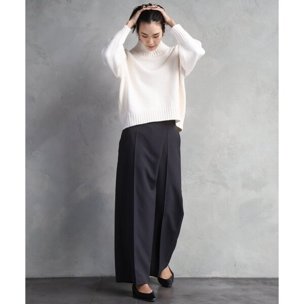 ミッシェルクラン（MICHEL KLEIN）/ラップバレルパンツ