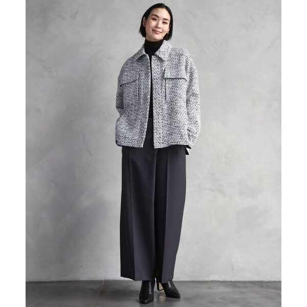 ミッシェルクラン（MICHEL KLEIN）/ラップバレルパンツ