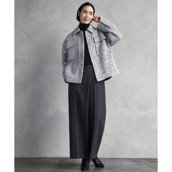 ミッシェルクラン（MICHEL KLEIN）/ラップバレルパンツ