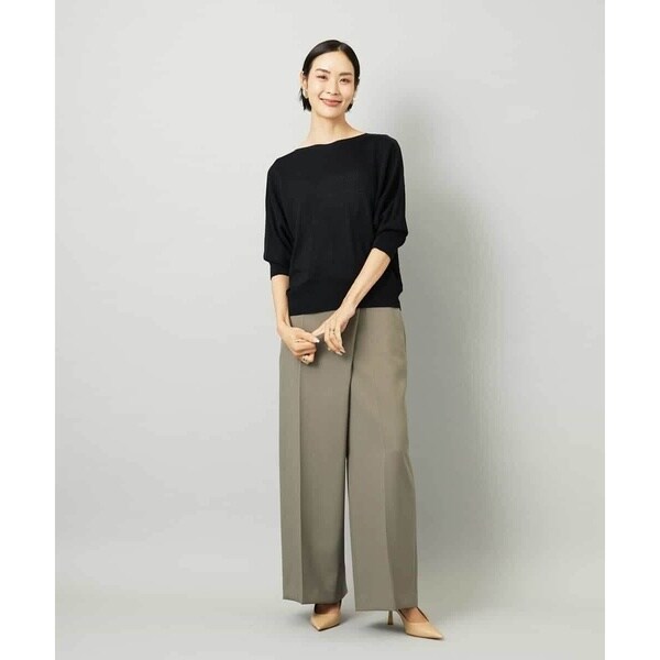 ミッシェルクラン（MICHEL KLEIN）/ラップバレルパンツ