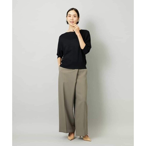 ミッシェルクラン（MICHEL KLEIN）/ラップバレルパンツ