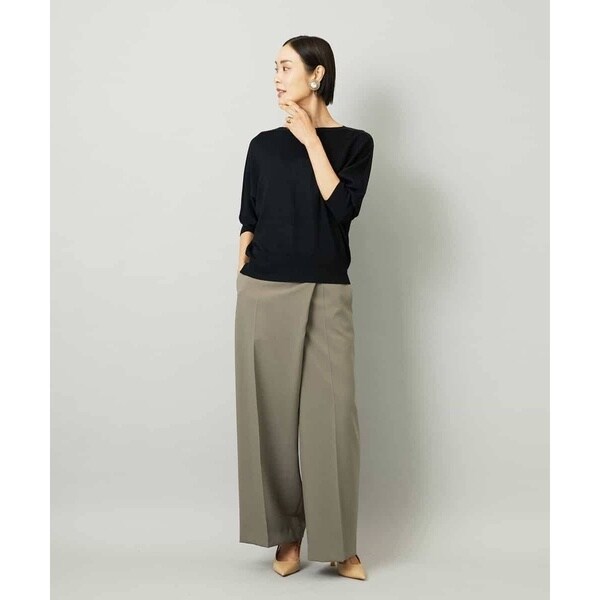 ミッシェルクラン（MICHEL KLEIN）/ラップバレルパンツ