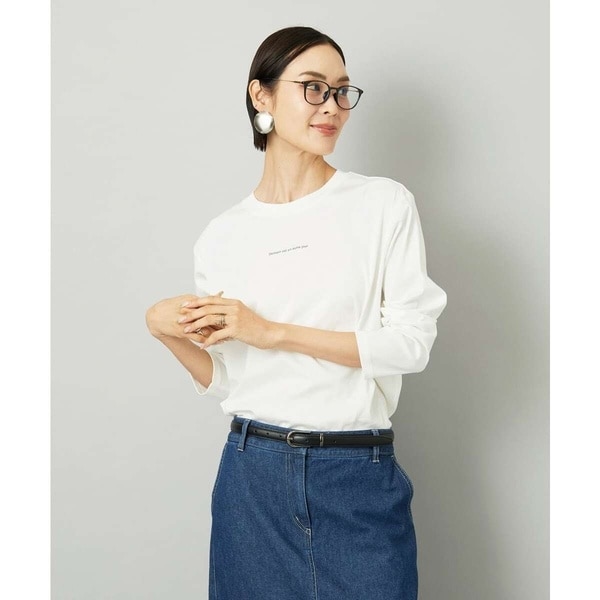 ミッシェルクラン（MICHEL ）/ミニマルロゴ ロングスリーブTシャツ