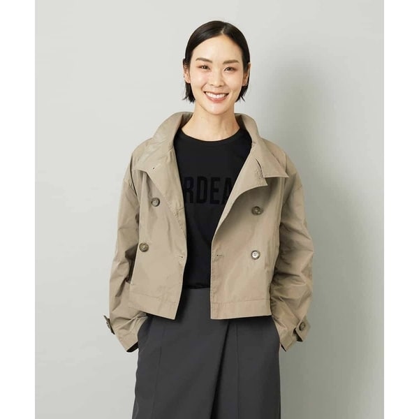 ミッシェルクラン（MICHEL ）/スタンドカラーショートブルゾン