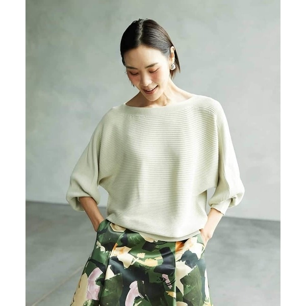 ミッシェルクラン（MICHEL ）/ホールガーメント(R)ドルマンスリーブニット