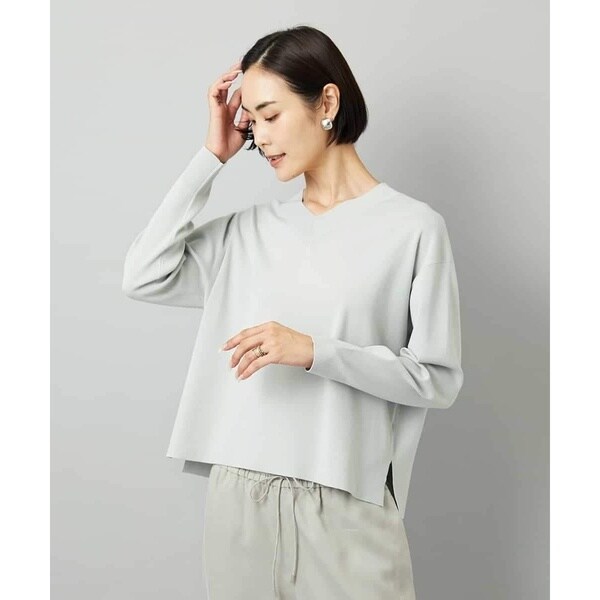 ミッシェルクラン（MICHEL ）/Vネックニット