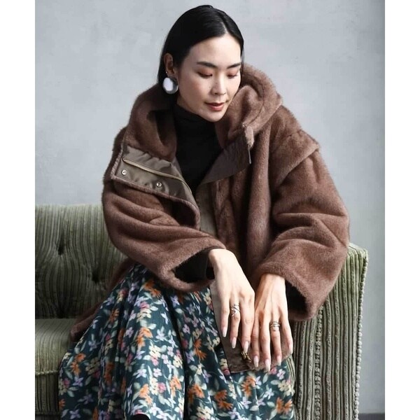 ミッシェルクラン（MICHEL ）/［2WAY］エコファーブルゾン