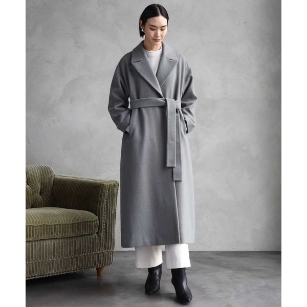 ミッシェルクラン（MICHEL ）/Super100ウールロングチェスターコート