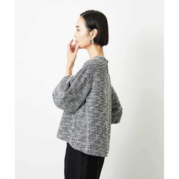 ミッシェルクラン（MICHEL KLEIN）/ツィードライクプルオーバー_3