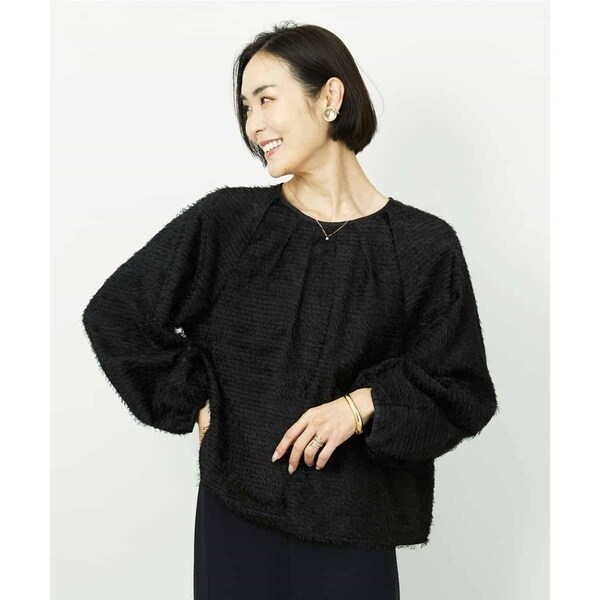 ミッシェルクラン（MICHEL KLEIN）/[セットアップ対応]袖ボリュームブラウス