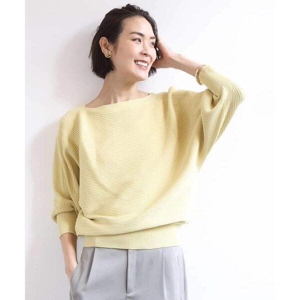 ミッシェルクラン（MICHEL KLEIN）/［定番人気］ホールガーメント(R)ドルマンスリーブニット