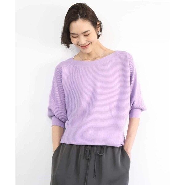 ミッシェルクラン（MICHEL KLEIN）/［定番人気］ホールガーメント(R)ドルマンスリーブニット