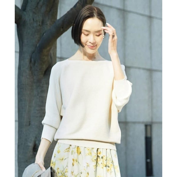 ミッシェルクラン（MICHEL KLEIN）/［定番人気］ホールガーメント(R)ドルマンスリーブニット