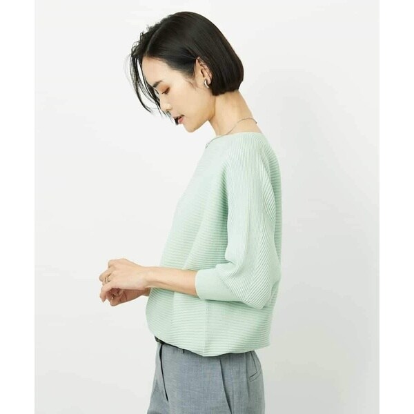 ミッシェルクラン（MICHEL KLEIN）/［定番人気］ホールガーメント(R)ドルマンスリーブニット