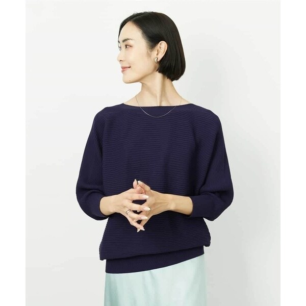 ミッシェルクラン（MICHEL KLEIN）/［定番人気］ホールガーメント(R)ドルマンスリーブニット